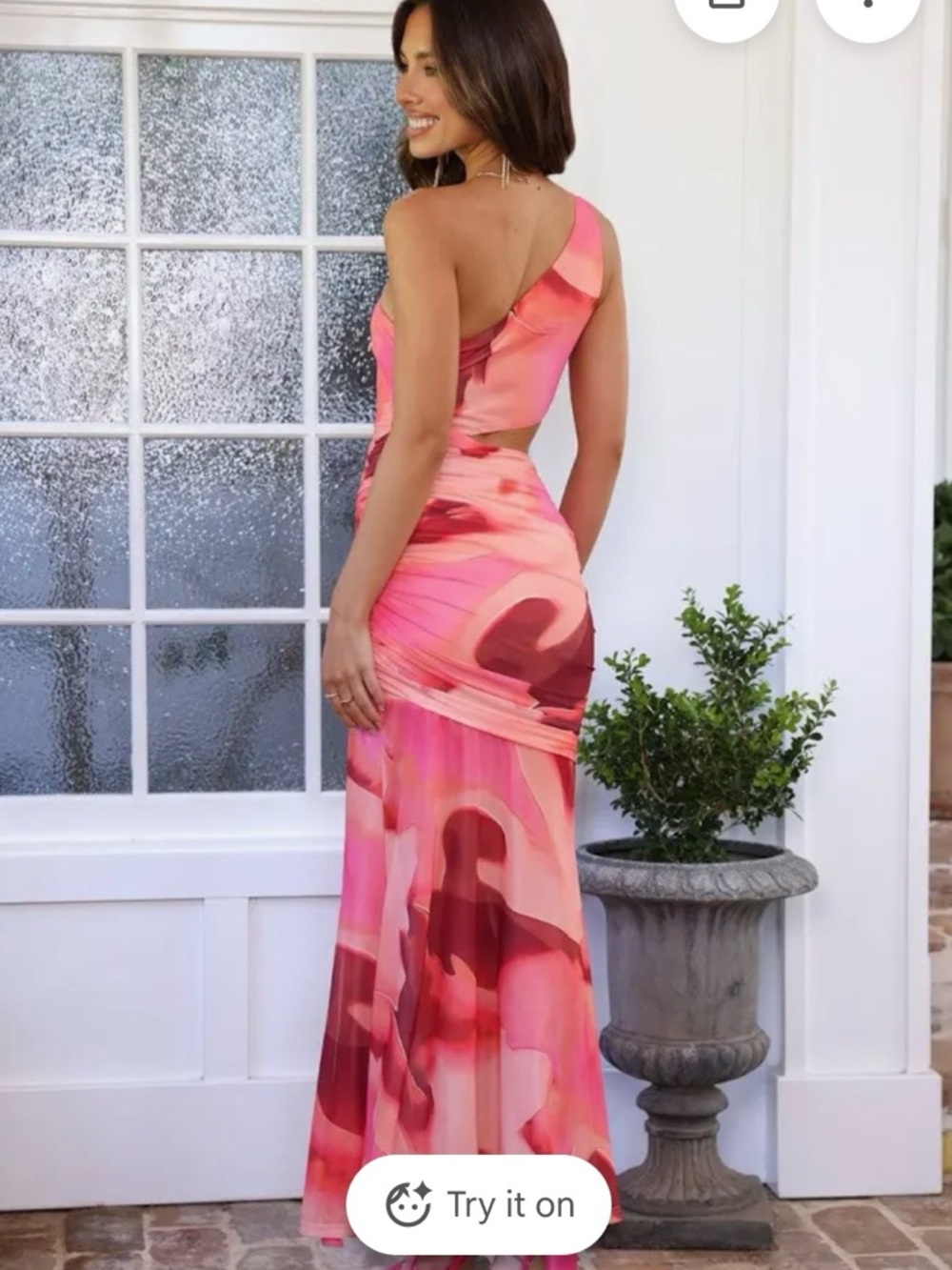 Hello Molly One-Shoulder Maxi Dress - Picture 2 of 6